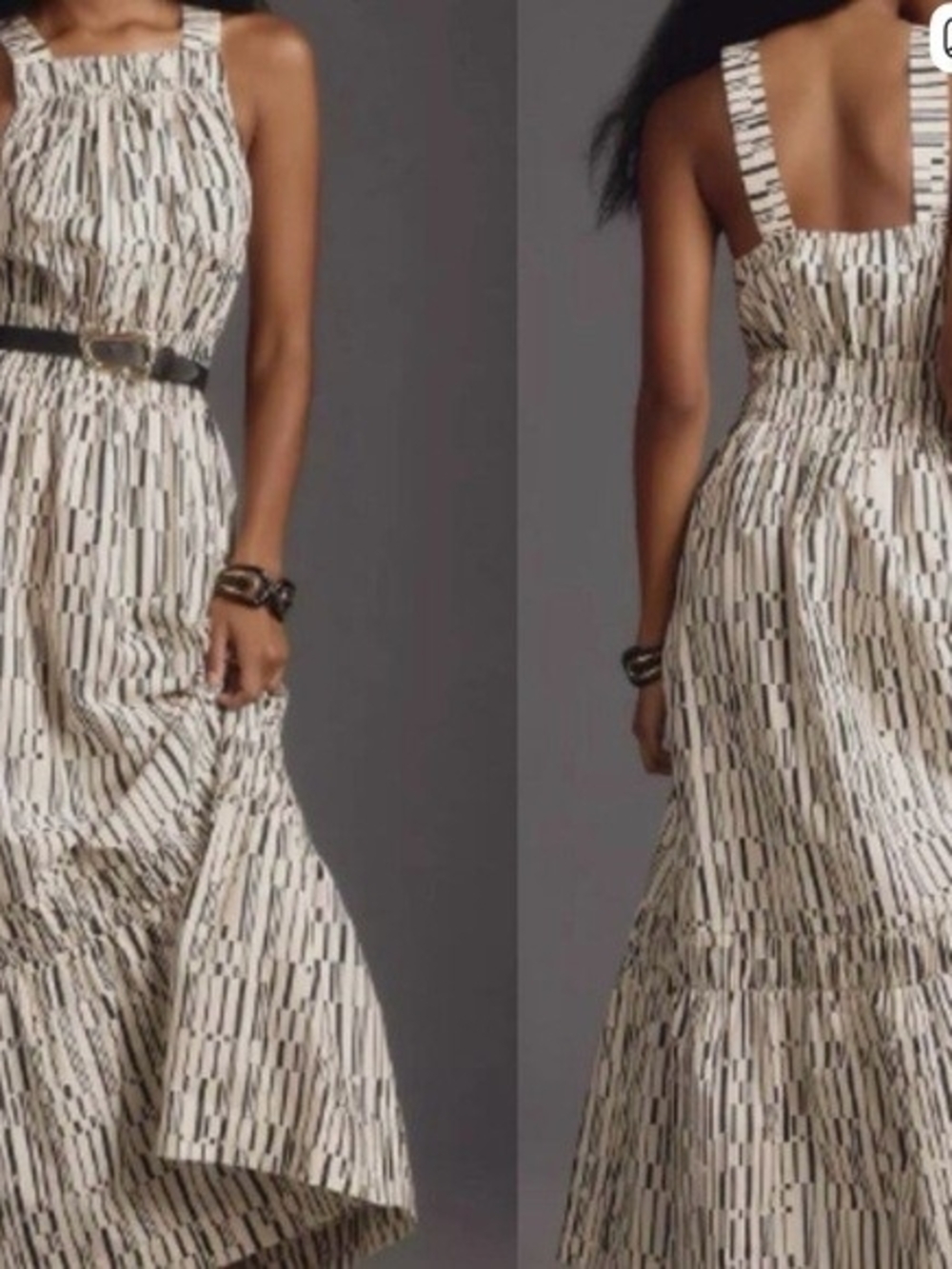 NWT Anthropologie Somerset Maxi Dress — Poplin Halter Edition — 1X